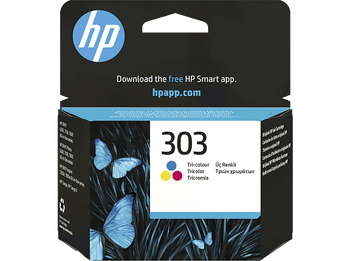 Cartucho de tinta - HP 303, Tricolor, T6N01AE