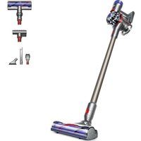 dyson v8 animal cordless vacuum cleaner - nickel iron  titanium titanium