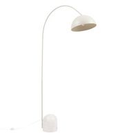 lampara de pie shani arc 193 cm de altura color beige - atmosphera createur dinterieur