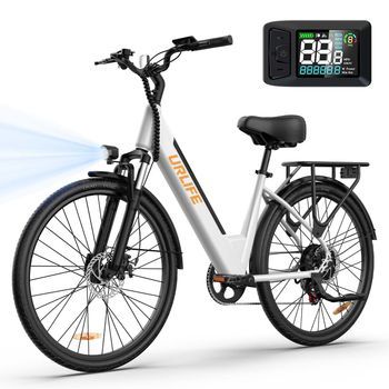 Bicicleta Eléctrica Urlife E26 - Motor 250w Batería 48v10.4ah Neumáticos 26