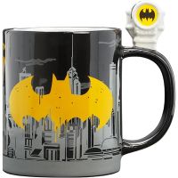 taza 3d batsenal batman dc comics ceramica 460 mls