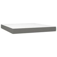 colchon matrimonial  colchon de cama  colchao de muelles ensacados de tela gris oscuro 160x200x20 cm