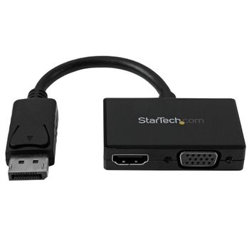 Startech Adaptador DisplayPort a HDMI o VGA hasta 1920x1200 o 1080p