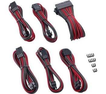 CABLEMOD Pro Series ModMesh Extension Cable Kit - Carbon Grey & Red, Grey