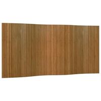 biombo divisor de bambu marron ancho 400 cm alto 165 cm vidaxl
