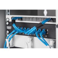 guia para cable digitus 254 mm 10 gris acero
