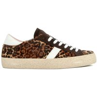 date zapatillas d-a-t-e-hl-lp-br hill low leopard brown para mujer