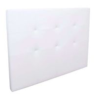 cabecero anais de polipiel para cama matrimonio en color blanco 1655 x 188 cm