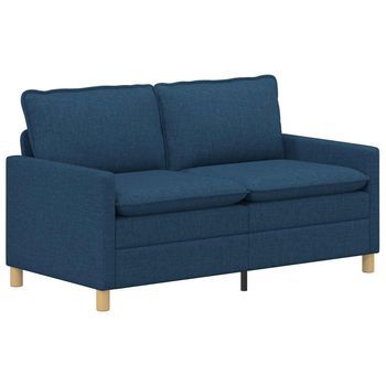 Sofá Azul 156 X 81 X 87,5 Cm Tela Vidaxl