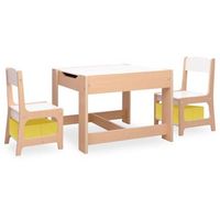 mesa infantil con 2 sillas mdf