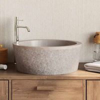 lavabo de bano moderno  lavabo gris marmol o40x15 cm