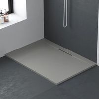 plato de ducha resina lyra gris  80x180cm
