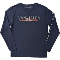 van halen camiseta manga larga 84 tour para hombre