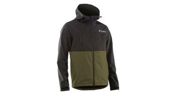 Chaqueta northwave easy out softshell verde negro