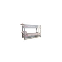 mathy by bols bunk bed in dominique design - 166cm high - mathy white