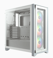 caja corsair icue 4000x rgb - blanco
