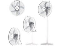 ventilador de pie - taurus boreal 16cr go 35w 4 en 1 pie escritorio suelo y pared bateria autonomia 8 hrs 5 velocidades blanco