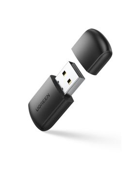 Tarjeta de Red Ugreen 20204 USB Doble Banda Wi-Fi Inalámbrica WLAN Negra