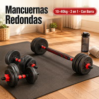 mancuernas y kit de pesas 10kg 15kg 20kg 30kg 40kg juego de pesas 2 en 1 con barra recta y discos recubiertos mancuernas para fitness en casa musculacion entrenamiento de fuerza ejercicios de