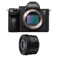 camara mirrorless sony alpha 7 iii 24mp sensor full-frame 40mm f25 usb-c wifi