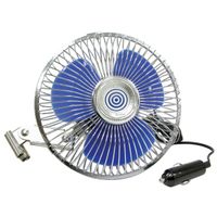 12 volt car interior 6 150mm oscillating cooling fan with screw fixing