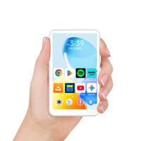 reproductor mp3 wifi famue bf12 andrid10  reproductor de musica en linea mini de 40 pulgadas    tarjeta sd expandible de 256 gb    regalo para estudiantes    nuevo 2026 blanco