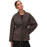 aware chaqueta de punto noos sijina jacket - coffee bean para mujer