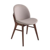 silla polipiel vison oscuro