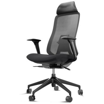 Spacio Asmara Silla de Oficina Negra
