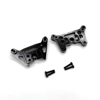 Soportes de amortiguador delanteros y traseros de repuesto de metal mejorados para el coche RC MJX 1/14 14207 14208
