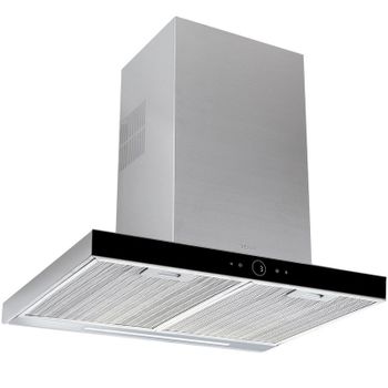 Teka DLH 686 T Campana Decorativa 60cm A+ Inox/Negro