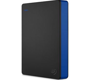 SEAGATE Gaming Portable Hard Drive for PS4 - 4 TB, Black, Black
