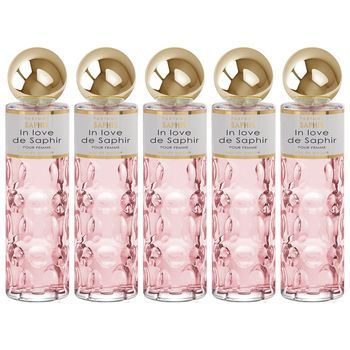 Pack De 5 Eau De Parfum Mujer Saphir In Love 200ml