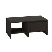 mesa baja de madera laris - 90 x 45 x 35 cm - gris antracita