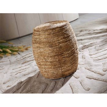 Puff Fibra Natural 41 Cms. 38dx41 Cms