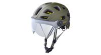 casco urbano cairn quartz visor led usb mips khaki