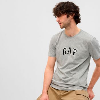 GAP Camiseta con Logo GAP Gris 570044-001