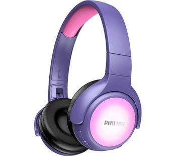 PHILIPS TAKH402PK/00 Wireless Bluetooth Kids Headphones - Pink, Pink