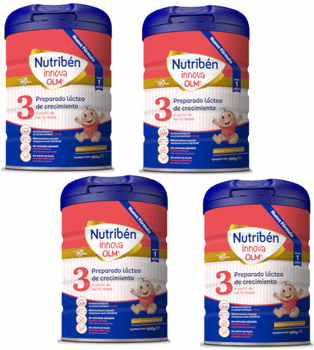 Nutribén Innova 3 Leche de Crecimiento 4x800 gr