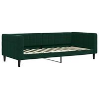 cama individual  cama para adultos  sofa cama sin colchon terciopelo verde oscuro 90x200cm