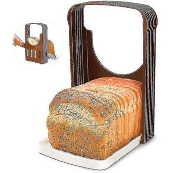 Máquina De Corte Auspicioso, Cortadora De Sartén Ajustable Plegable, Rebanada Rápida, Grosor Incompatible, Cuchillo Cortador De Sartén, Tostada De Sándwich De Bagel