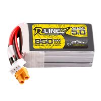bateria lipo tattu r-line v50 111v 148v 222v 850mah 150c 3s 4s 6s con conector xt30 para drone rc