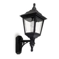 dopo lighting - aplique de pared clic-clac 4 ip44 e27 mx 42w negro