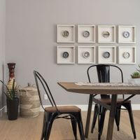 silla de acero  madera de olmo sin apoyabrazos negro