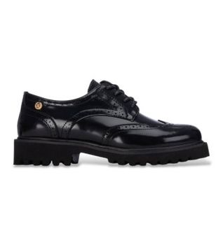 Xti para mujer. 14630101-NEGRO Zapatos 146301 negro (38), Plano, Cordones, Casual, Clásico