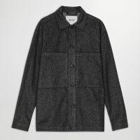 nn07 isak wool-blend overshirt - xxl