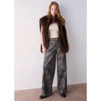 liu jo pantalones pantalones boy con estampado glitter para mujer