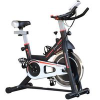 bicicleta estatica resistencia homcom acero 103x48x115 cm negro