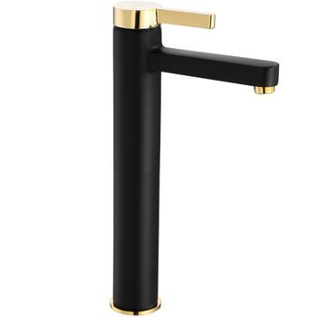Grifo De Lavabo Rea Polo Black Gold High