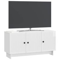 mueble de tv  mueble de salon  gabinete de tv brillante 99 x 345 x 50 cm madera de ingenieria